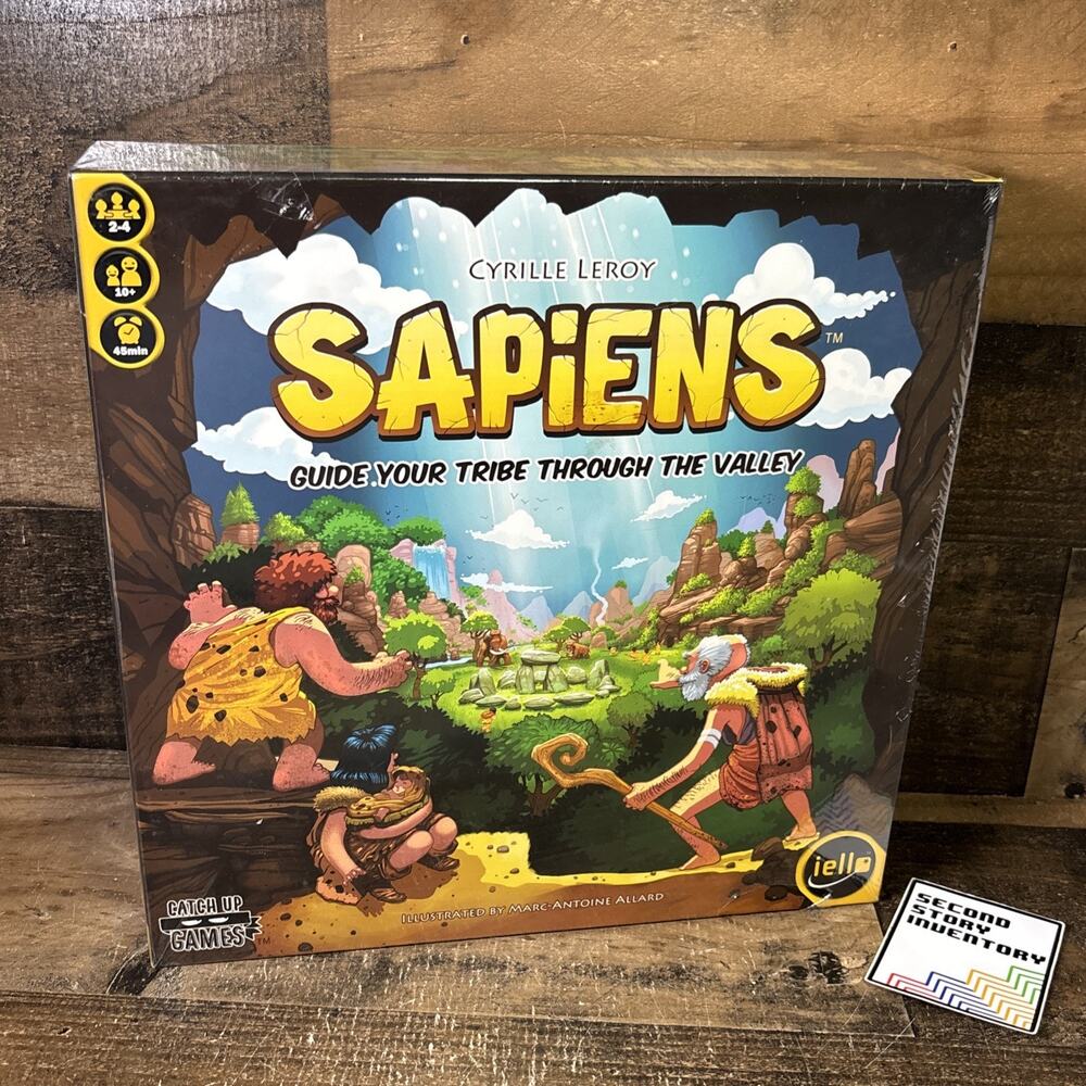 Sapiens (Board Game, 2015) IELLO Catch Up Games Cyrille Leroy strategy Brand New